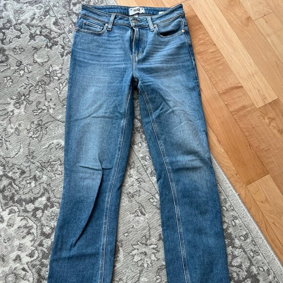 Paige Cindy High Rise Straight Denim - Picture 1 of 2